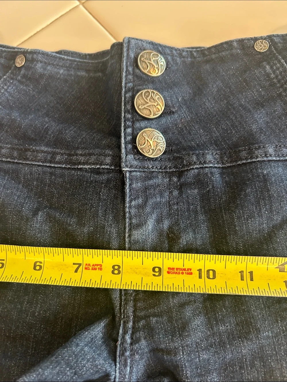 Woman’s denim shorts